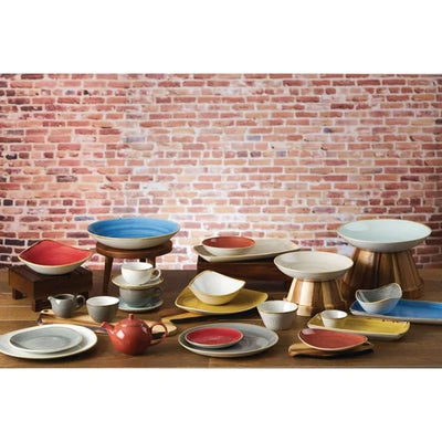 Churchill Stonecast Triangle Bowl Berry Red 235mm (Pack of 12)