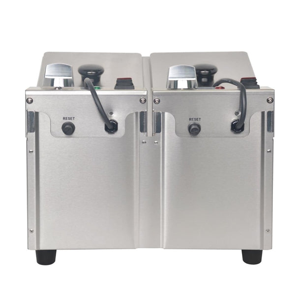 Buffalo Twin Tank Twin Basket 2x3Ltr Countertop Fryer 2x2kW