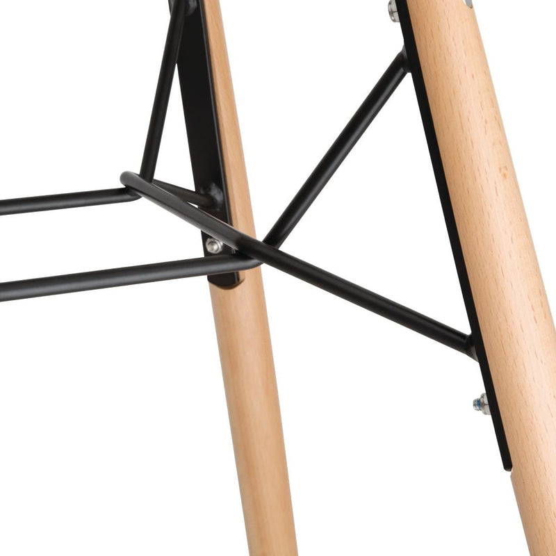 Bolero Ash Round Poseur Height Table 600mm