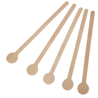 Fiesta Green Biodegradable Wooden Cocktail Stirrers 150mm (Pack of 100)
