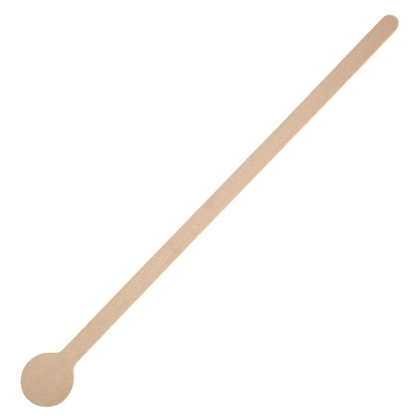 Fiesta Green Biodegradable Wooden Cocktail Stirrers 200mm (Pack of 100)