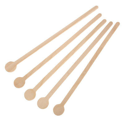 Fiesta Green Biodegradable Wooden Cocktail Stirrers 200mm (Pack of 100)