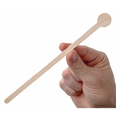Fiesta Green Biodegradable Wooden Cocktail Stirrers 200mm (Pack of 100)
