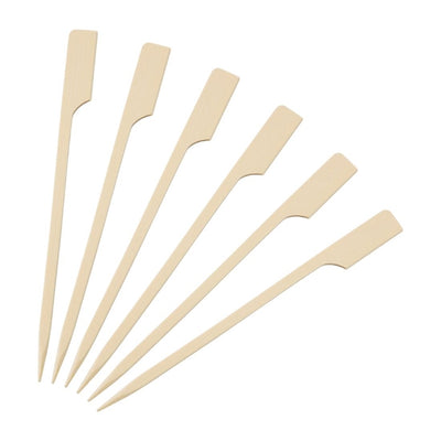 Fiesta Green Biodegradable Wooden Cocktail Stirrers 200mm (Pack of 100)