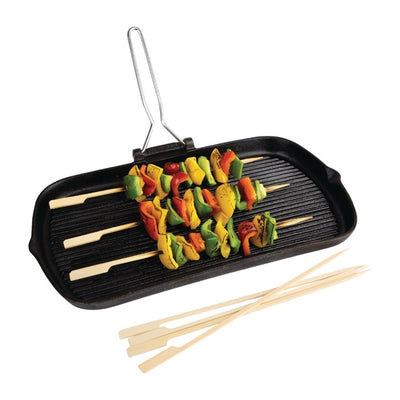Fiesta Green Biodegradable Bamboo Paddle Skewers 240mm (Pack of 100)