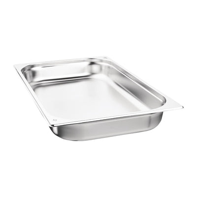 Nisbets Essentials Stainless Steel Gastronorm Tray 65mm (Pack 3)