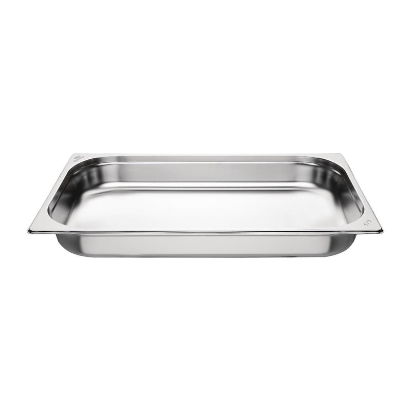 Nisbets Essentials Stainless Steel Gastronorm Tray 65mm (Pack 3)