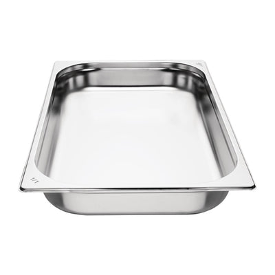 Nisbets Essentials Stainless Steel Gastronorm Tray 65mm (Pack 3)