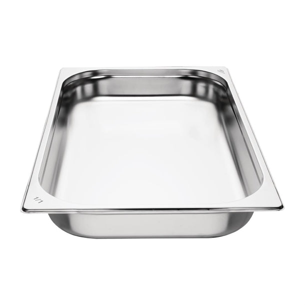 Nisbets Essentials Stainless Steel Gastronorm Tray 65mm (Pack 3)