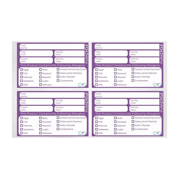 Puracycle Reusable Allergen Labels (Pack of 20)