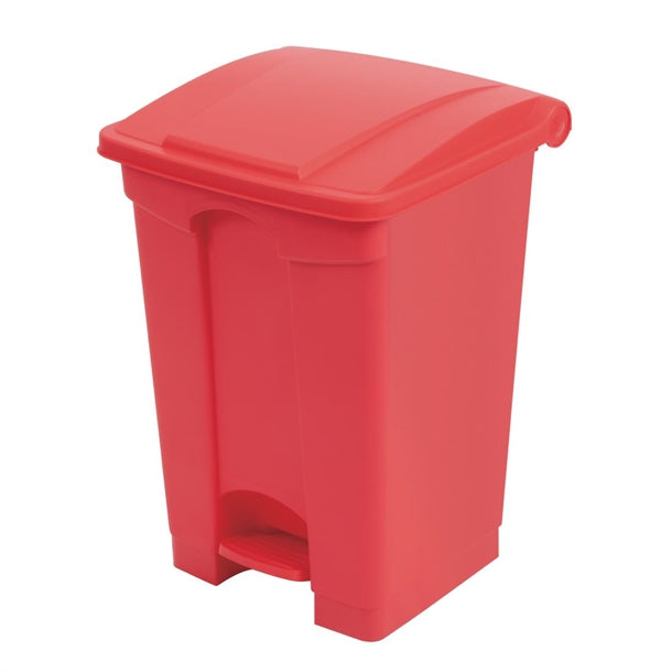 Jantex Kitchen Pedal Bin Red 87Ltr