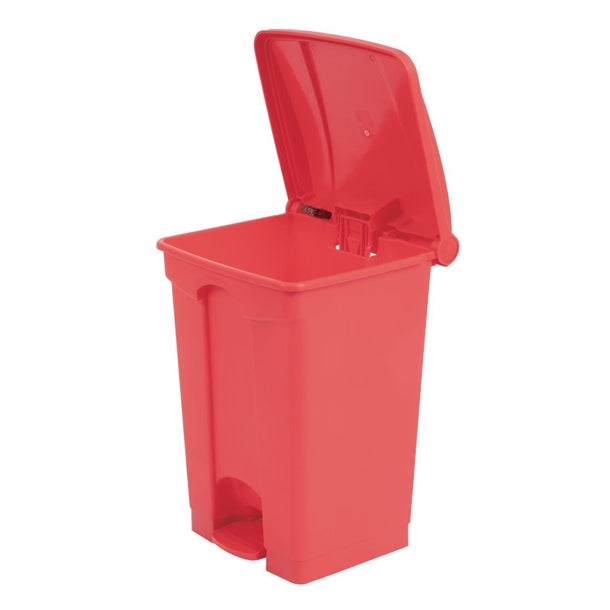 Jantex Kitchen Pedal Bin Red 87Ltr