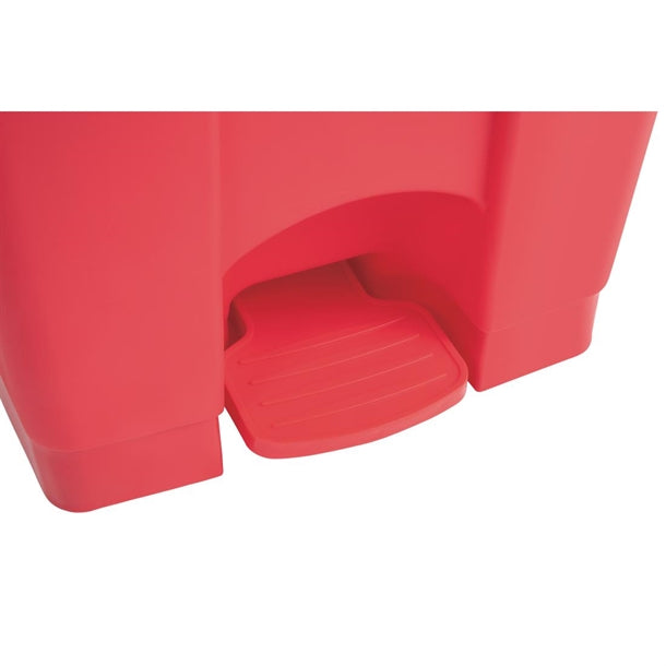 Jantex Kitchen Pedal Bin Red 87Ltr