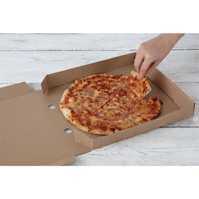 Fiesta Green Compostable Plain Pizza Boxes 12" (Pack of 100)