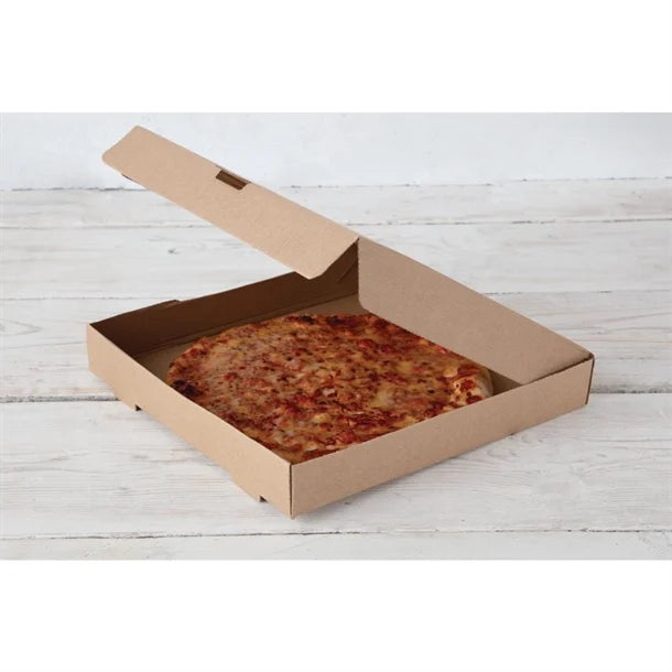 Fiesta Green Compostable Plain Pizza Boxes 12" (Pack of 100)