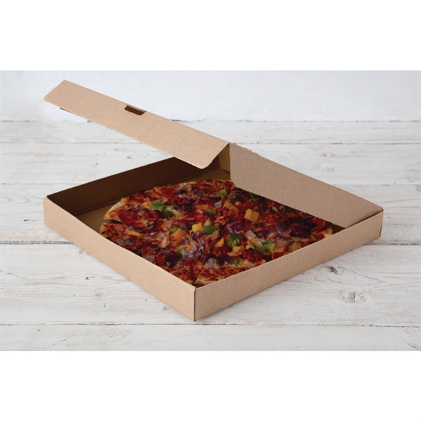 Fiesta Green Compostable Plain Pizza Boxes 14" (Pack of 50)