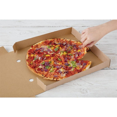 Fiesta Green Compostable Plain Pizza Boxes 14" (Pack of 50)