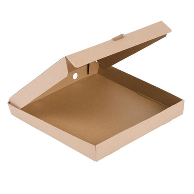 Fiesta Green Compostable Plain Pizza Boxes 14" (Pack of 50)