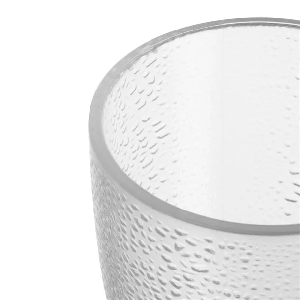 Olympia Kristallon Polycarbonate Tumbler Pebbled Clear 275ml (Pack of 6)
