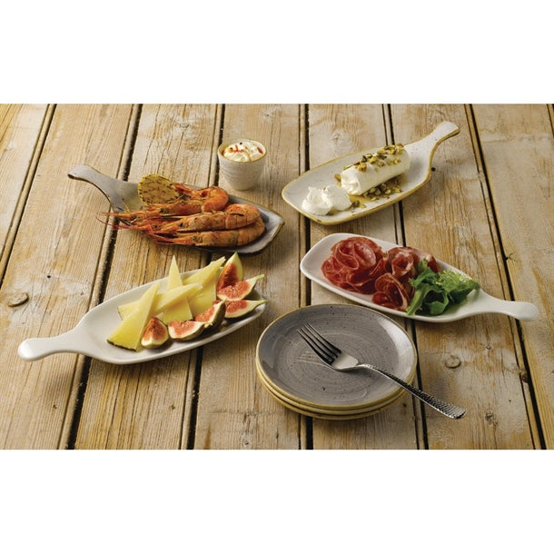 Churchill Stonecast Handled Paddles Peppercorn Grey 284mm (Pack of 6)