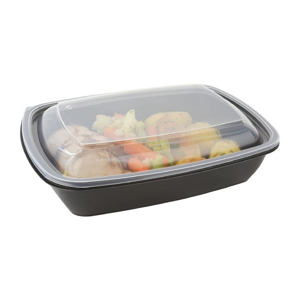 Fastpac Medium Rectangular Food Containers 900ml - 32oz
