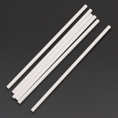 Fiesta Green Compostable Paper Straws White (Pack of 250)