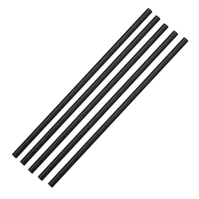 Fiesta Green Compostable Paper Straws Black (Pack of 250)
