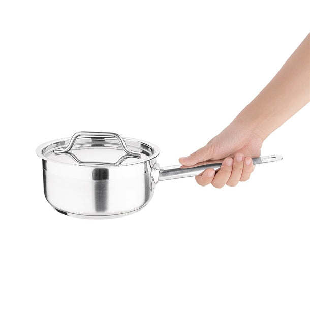 Nisbets Essentials Stainless Steel Saucepan 900ml
