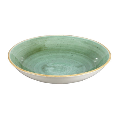 Churchill Stonecast Round Coupe Bowls Samphire Green 248mm (Pack of 12)