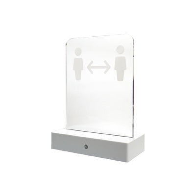 Social Distancing Sign with Motion Sensors