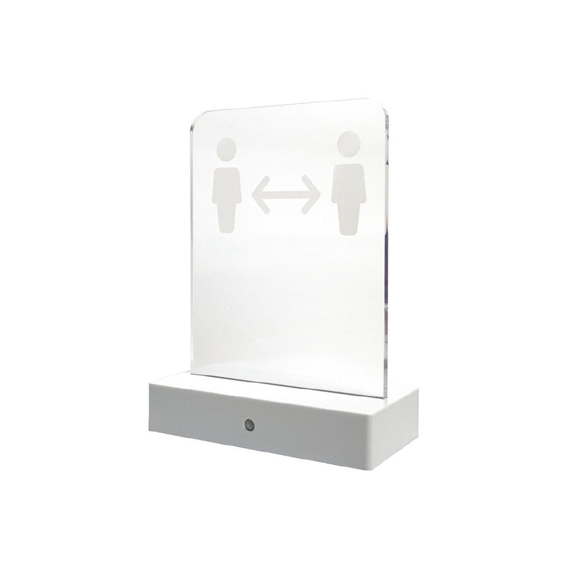 Social Distancing Sign with Motion Sensors
