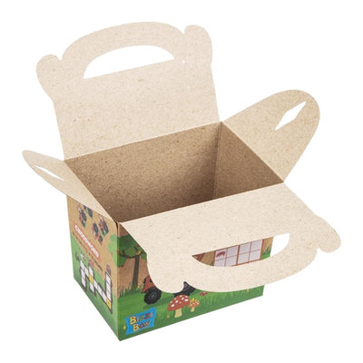Crafti's Kids Recycled Kraft Bizzi Meal Boxes Pet and Farm (Pack of 200)
