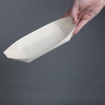 Fiesta Green Biodegradable Wooden Sushi Boats Large 250mm (Pack of 100)