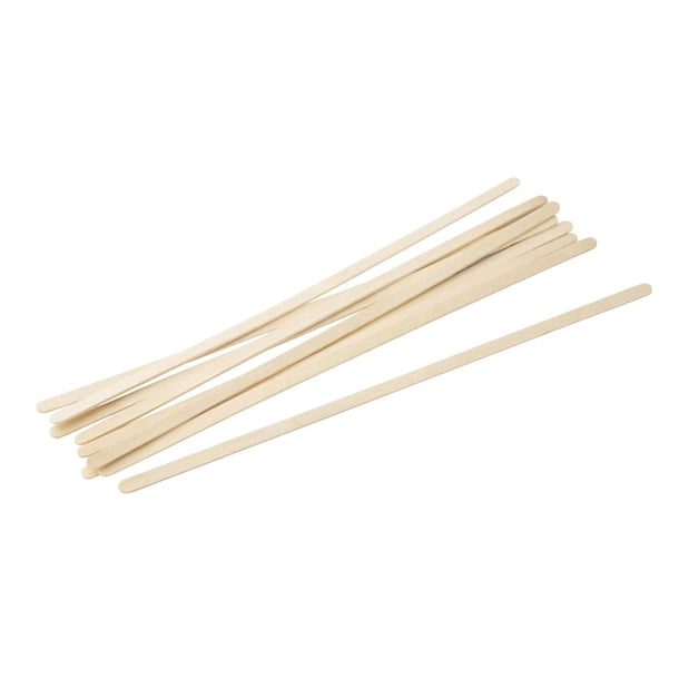 Fiesta Green Biodegradable Wooden Coffee Stirrers 190mm (Pack of 1000)