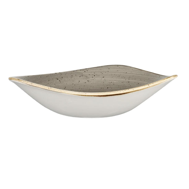 Churchill Stonecast Triangle Bowl Peppercorn Grey 250mm (Pack of 12)