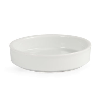 Olympia Mediterranean Stackable Dishes White 102mm (Pack of 6)