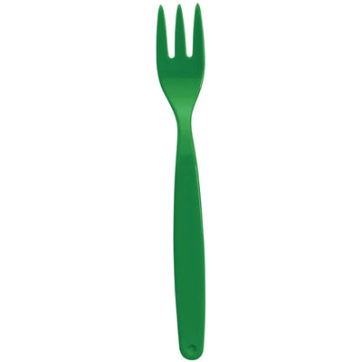 Olympia Kristallon Polycarbonate Fork Green (Pack of 12)