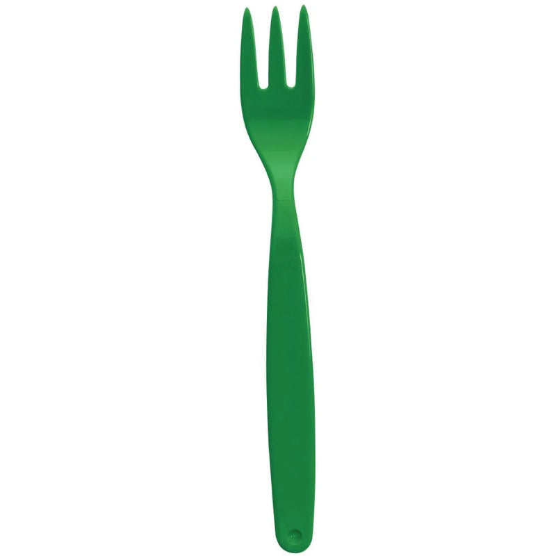 Olympia Kristallon Polycarbonate Fork Green (Pack of 12)