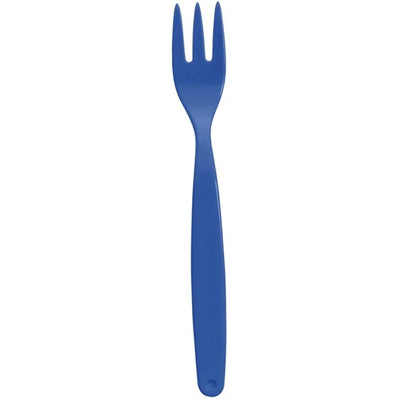 Polycarbonate Fork Blue Kristallon (Pack of 12)