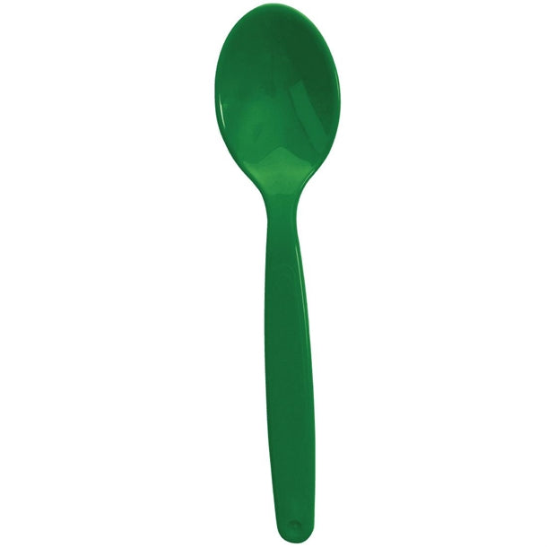 Polycarbonate Spoon Green Kristallon (Pack of 12)