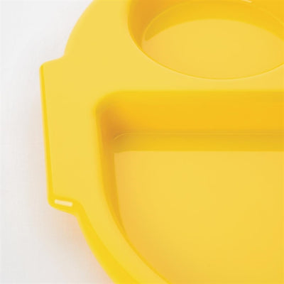 Kristallon Large Polycarbonate Compartment Food Trays Yellow 375mm