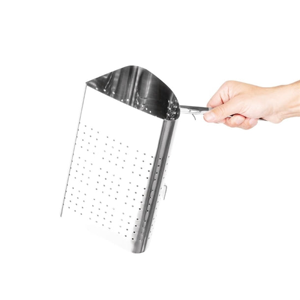 Vogue Stainless Steel Pasta Basket 9 x 7.8 x 13"