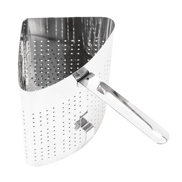 Vogue Stainless Steel Pasta Basket 9 x 7.8 x 13"