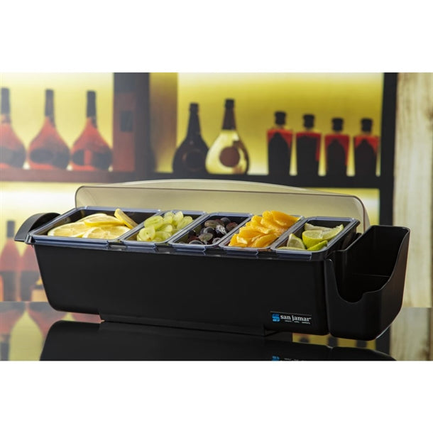 San Jamar Dome Condiment Dispenser 5 Tray