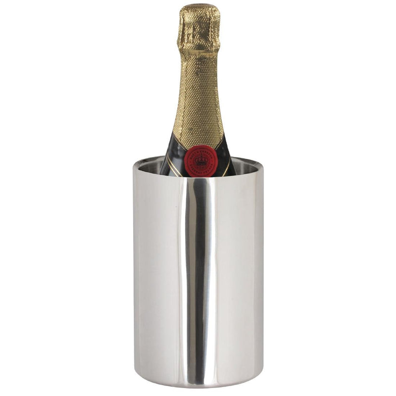 Polished Stainless Steel Wine And Champagne Cooler