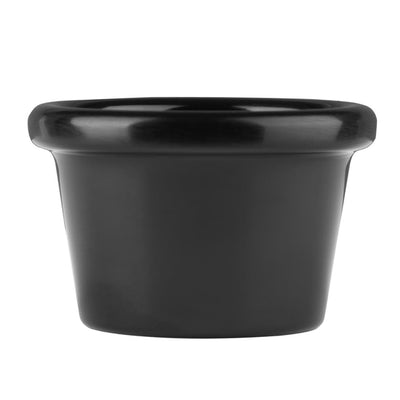Kristallon Melamine Plain Ramekins Black 63mm (Pack of 12)