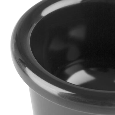 Kristallon Melamine Plain Ramekins Black 63mm (Pack of 12)