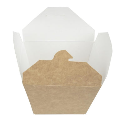 Colpac Recyclable Microwavable Food Boxes Square 750ml - 26oz (Pack of 250)