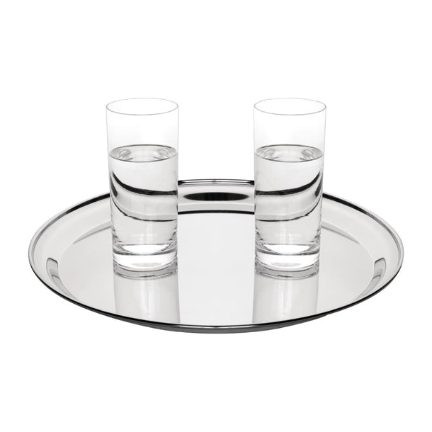 Olympia Stainless Steel Round Service Tray 355mm