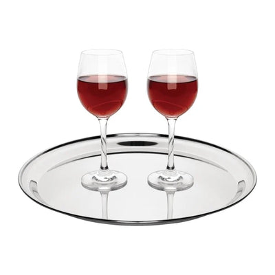 Olympia Stainless Steel Round Service Tray 405mm